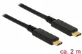 Produktbild: DELOCK 83668 - Delock Kabel USB 5 Gb/s C-Stecker > C-Stecker 3A 2 m