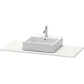 Produktbild: Duravit XSquare Konsole XS060D03939 80x55cm, mit 1 Ausschnitt, Nordic weiß seidenmatt