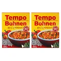 Produktbild: 2er Pack Tempo Bohnen 2 x 225 g für 4 - 5 Portionen 10 Minuten Kochzeit weiße Bohnen Bohnengericht