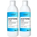 Produktbild: Aceton UV Nagellack Entferner 2x250ml – 100% Acetone – Gel Nagellack Entfrernung - Nagellackentfernerm mit Aceton Pur - Shellac Remover – Reines aceton UV Lack Entferner – Nail Polish Remover