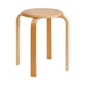 Produktbild: Hocker Erwachsene Esszimmerhocker Massivholz Stapelbar Natur Modern 40x44x33cm