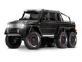 Produktbild: Traxxas TRX-6 Mercedes Benz G63 AMG 6x6 schwarz mit LED Beleuchtung RTR Brushed