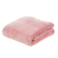 Produktbild: Premium CashmereFeeling Wohn und Kuscheldecke, 500 g/m², 130 x 170 cm  Altrosa