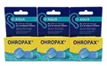 Produktbild: 3x Ohropax Aqua 6 Ohrstöpsel aus Silikon Lärmschutz Gehörschutz zum Schwimmen