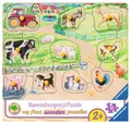 Produktbild: Ravensburger Puzzle Morgens auf dem Bauernhof 03689