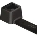 Produktbild: Hellermanntyton - 111-05260 T50I-PA66W-BK Kabelbinder 300 mm 4.60 mm UV-stabilisiert 100 St.