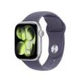 Produktbild: Apple Watch Series 11 Aluminium GPS 42mm Silber (Sportarmband Nebelviolett) S/M MEU64ZR/A