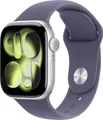 Produktbild: Apple Watch Series 11 GPS 42 mm Aluminiumgehäuse Sport Band Nebelviolett S/M