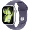 Produktbild: Apple Watch Series 11 GPS 42 mm Aluminiumgehäuse Sport Band Nebelviolett S/M