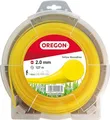 Produktbild: Oregon Runder Mähfaden 2 mm, Gelb, Für hohes Gras, Unkraut, Rasen und dichte Vegetation, Strapazierfähiger Profi-Nylonfaden, Für die meisten Rasentrimmer, 2 mm x 127 m (69-358-Y)