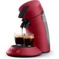 Produktbild: Senseo CSA210/90 Original Plus Kaffeepadmaschine dunkelrot matt Kaffee Boost NEU