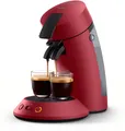 Produktbild: Senseo CSA210/90 Original Plus - Kaffeepadmaschine - dunkelrot matt