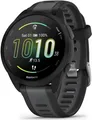 Produktbild: Garmin Forerunner 165 - Schwarz - Sportuhr mit Band - Silikon - Slate Gray - Handgelenkgröße: 126-203 mm - Anzeige 3cm (1,2