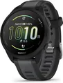 Produktbild: Garmin Forerunner 165 - Schwarz - Sportuhr mit Band - Silikon - Slate Gray - Handgelenkgröße: 126-203 mm - Anzeige 3 cm (1.2