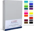 Produktbild: Camry Spannbettlaken CLASSIC, Jersey Baumwolle, Gummizug: rundum, viele Farben, alle Matratzenhöhen, Bettlaken, Spannbetttuch