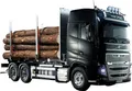 Produktbild: TAMIYA 56360 - 1:14 RC Volvo FH16 Holztransporter, RC-Truck, fernsteuerbarer LKW, Modellbau, Maßstab 1:14, Bausatz, Lastwagen, Hobby, Basteln, Modell, Zusammenbauen, Unlackiert