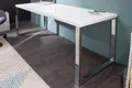 Produktbild: riess-ambiente Schreibtisch WHITE DESK 160cm weiß / silber, Arbeitszimmer · Hochglanz · Modern Design · Metall · Home Office