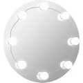 Produktbild: vidaXL Wandspiegel mit LED-Beleuchtung Rund Glas 3078640