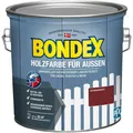 Produktbild: Bondex Holzfarbe für Außen 2,5 L schwedenrot Deckfarbe Wetterschutz Holzschutz