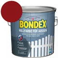 Produktbild: Bondex Holzfarbe Außenbereich wetterbeständig Schwedenrot seidenglänzend 2,5 L
