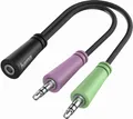 Produktbild: Hama Adapter 200351 3,5mm-Klinken-Adapter auf 4 pol. 0,15 Meter