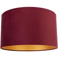 Produktbild: Velour Lampenschirm Rot 35/35/20 Mit Goldener Innenseite