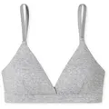 Produktbild: Schiesser Bügelloser BH Pure Rib Bügelloser-BH frauen damen grau 80