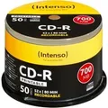 Produktbild: CD-R 700 MB, CD-Rohlinge 52fach, 50 Stück