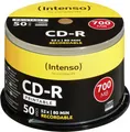 Produktbild: Intenso 1801125 CD-R 80 Rohling 700 MB 50 St. Spindel Bedruckbar