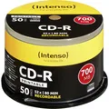 Produktbild: 50er Multipack Intenso 1801125 CD-R 80 Rohling 700 MB 50 St. Spindel Bedruckbar