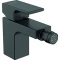 Produktbild: hansgrohe Vernis Shape Einhebel-Bidetmischer mit Zugstangen-Ablaufgarnitur, Ausladung 124 mm, 71211670, Farbe: Schwarz Matt