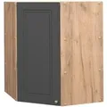 Produktbild: Vicco Eckhängeschrank Fame-Line Küchen-Eckschrank Anthrazit-Gold/Goldkraft Eiche 57 cm