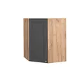 Produktbild: Vicco Eckhängeschrank Fame-Line, Anthrazit-Gold, 57 cm