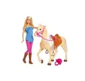 Produktbild: Mattel® Anziehpuppe Barbie Spielset Puppe und Pferd