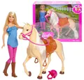 Produktbild: Barbie Anziehpuppe Reitspaß Spiel-Set Mattel FXH13 Puppe Barbie mit Pferd & Zubehör