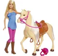 Produktbild: Mattel® Spiel Mattel Barbie Pferd & Puppe Set für Mädchen ab 3 J., Barbie Pferd & Puppe
