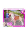 Produktbild: BARBIE Puppe mit Pferd & Sattel, Reitoutfit & Reitkappe, ab 3 Jahren
