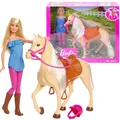 Produktbild: Reitspaß Spiel-Set | Mattel FXH13 | Puppe Barbie mit Pferd & Zubehör
