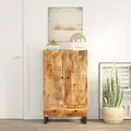 Produktbild: vidaXL Highboard mit Schublade 60x33x100 cm Massivholz Mango & Eisen