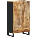 Produktbild: vidaXL Highboard mit Schublade 60x33x100 cm Massivholz Mango & Eisen