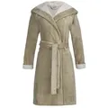Produktbild: Esprit Damenbademantel Damen Bademantel mit Kapuze COSY, Viskose, hohe Markenqualität braun L (44/46)