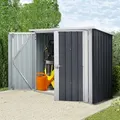 Produktbild: Geräteschuppen Aus Verzinktem Stahl Bohio Größe: Xxs Gerätehaus Metall Gartenhaus Metallschuppen - Home Deluxe