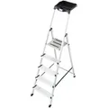 Produktbild: Krause Stehleiter Monto Secury MultiGrip, 126535, aus Aluminium mit 5 XL-Stufen