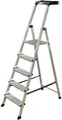 Produktbild: KRAUSE Secury Stufen-Stehleiter, 5 Stufen 124024