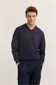 Produktbild: bugatti V-Ausschnitt-Pullover Basic Essential aus reine Baumwolle