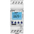 Produktbild: Theben 6120130 TR 612 top3 Digitale 2-Kanal Zeitschaltuhr, App, 600 W LED,  Zeitschalter, 10 Jahre Gangreserve, Nulldurchgangsschaltung, Dauerschaltung EIN/AUS, DIN-/Hutschiene, Schaltungsvorwahl