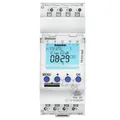 Produktbild: Theben TR612 top3 Digitale Zeitschaltuhr – 2-Kanal Wochenschaltuhr mit App-Programmierung, Display, 10 Jahre Gangreserve, elektrisch, DIN/Hutschiene, Timer für LEDs, Made in Germany