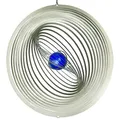Produktbild: CIM Edelstahl Deko Windspiel - Strudel 300 - lichtreflektierend - Durchmesser: 30cm - inkl. Aufhängung und Glaskugel