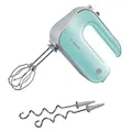 Produktbild: Bosch Handmixer Styline Colour, MFQ40302, 500 Watt, türkis / silber, mit FineCreamer