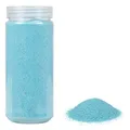 Produktbild: HEKU Hochwertiger hellblauer Dekosand (ca. 750g), Feine Körnung (0,1-0,5mm), Wiederverschließbare Dose, Vielseitig für Deko und Bastelarbeiten, Hellblau